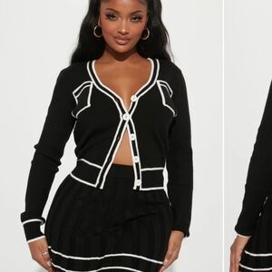 Black and White Women's Sweater